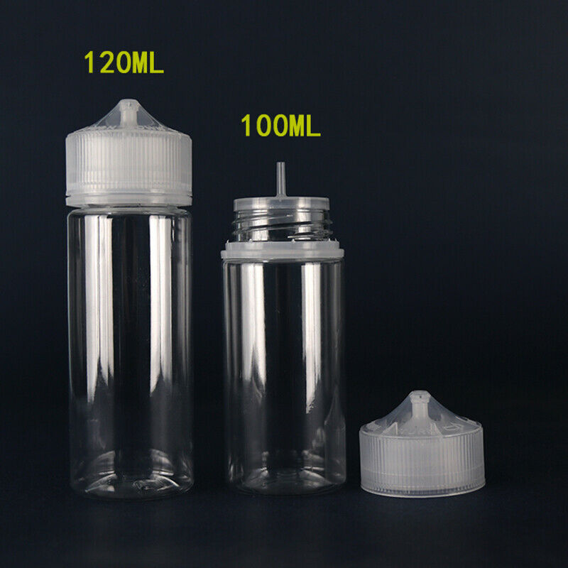 Water Bottle Blank - 5pcs 30ml/60ml/100ml/120ml 플라스틱 애완 동물 빈