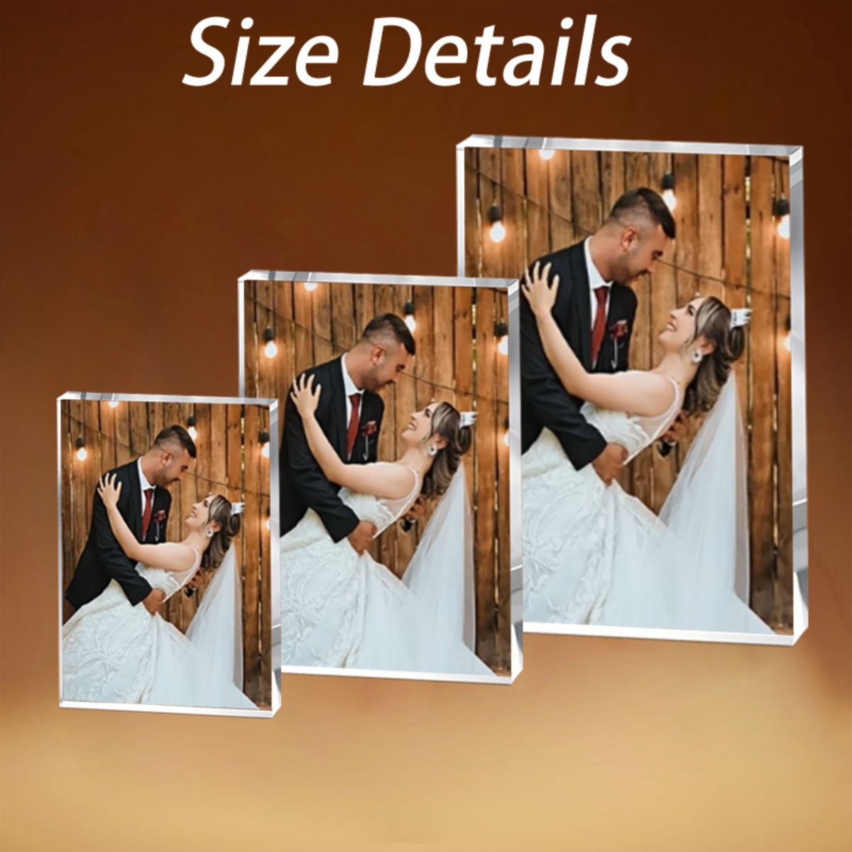 Photo Acrylic Block - 맞춤형 2D 평면 아크릴 사진 기념품