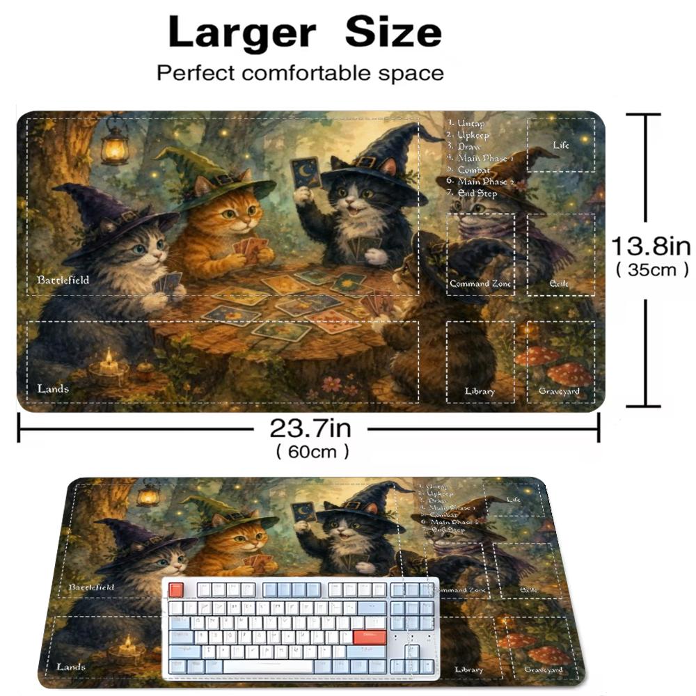 위치 캣츠 플레이 카드 매직 포레스트 대형 TCG 플레 - Door Mat Blank 리뷰 및 가격